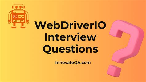 js and can further help you automate user activities on a browser with the. . Webdriverio interview questions